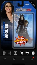 Topps WWE Slam Holiday Collection Stephanie Vaquer Iconic