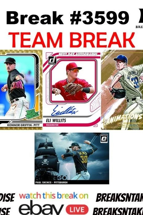 Break #3599: 2026 Panini Donruss Baseball Hobby CASE (12 BOX) Team Break