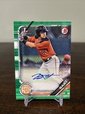 🚨 2019 BOWMAN PAPER 1st PROSPECT AUTO #PA-JB JOEY BART GREEN 45-99 RC Pirates!