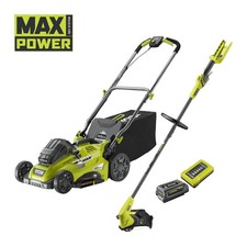 Ryobi RLM36X41H50GLT33A 36V Cordless 40cm Lawnmower & 28/33cm Grass Trimmer