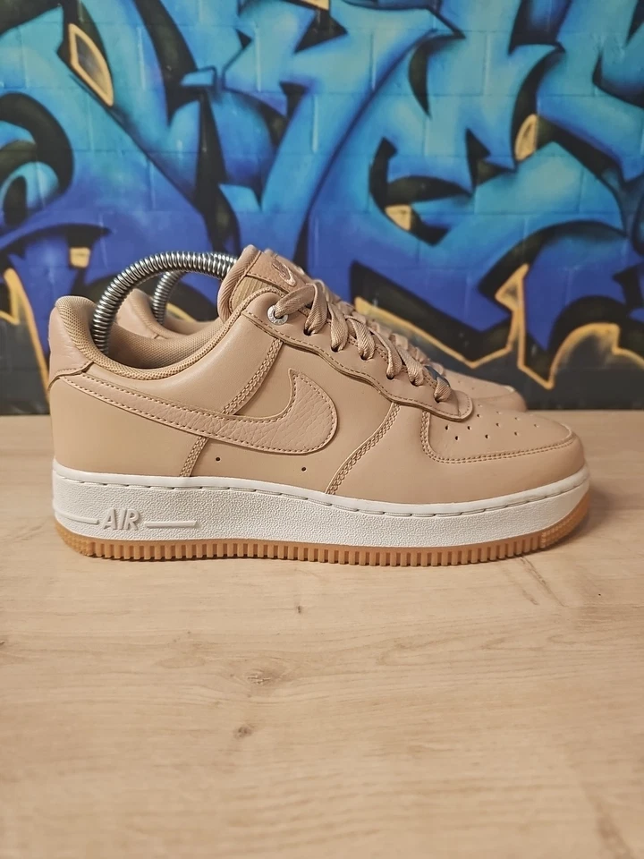 Nike Air Force 1 '07 Premium Bio Beige W Trainers Sneakers Shoes Uk Size 5 - Image 2 of 4