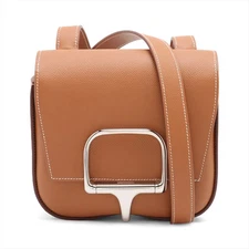 Hermès Della Cavalleria Veau Epsom Gold Silver Metal Fittings Z: 2021