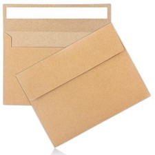 50Packs A4 Kraft Envelopes 4x 6 Inch Card Envelopes,Self Seal for Weddings, Gree