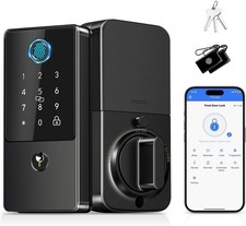 Smart Lock, Keyless Entry Deadbolt for Front Door, Biometric Fingerprint T67-20