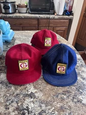 3 NOS New Vintage Funks G Hybrid Snap Back Hats 2 Red Corduroy 1 Denim NEW