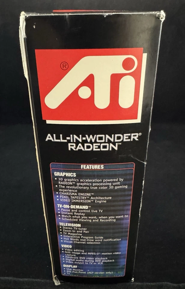ATI All-in-Wonder Radeon AGP 4x/2x DVI Output 32MB DDR Memory Video Card - Image 3 of 3