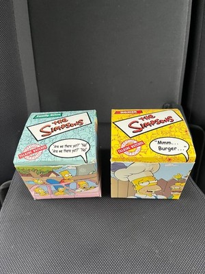 The Simpsons Talking Watches 2002 Burger King w/ Boxes. Homer and Family Drive