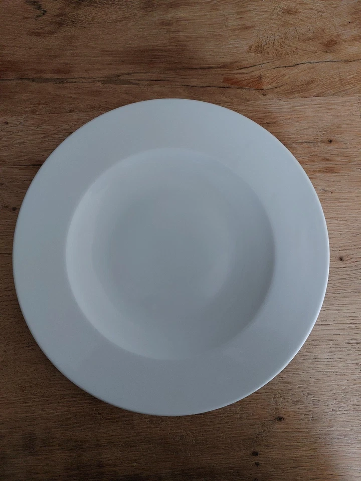 6 x Kahla PRONTO, Platzteller 31 cm, weiß, neuwertig, sehr stoßfest, flach