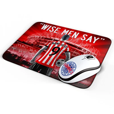 Personalised Sunderland Mouse Mat Retro Football Office Work Pad Mens Gift AF123
