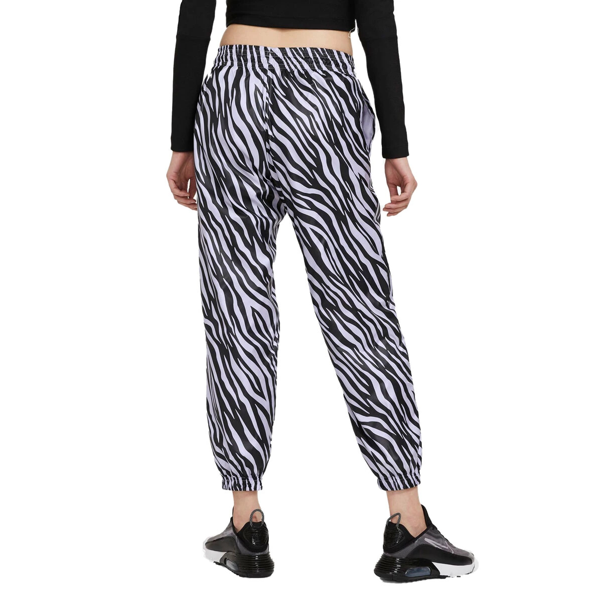 Women's XS Nike Sportswear Icon Clash Printed Zebra Joggers Purple