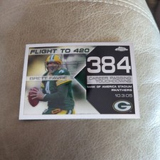 2008 Topps Chrome Brett Favre Collection Brett Favre #BFC-384 HOF