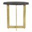 moes home faccet accent table with charcoal grey finish gk-1011-07