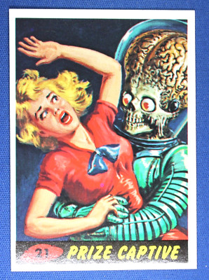 1994 Topps Mars Attacks Deluxe Reissue #21 ''Prize Captive'' - NrMt-Mt