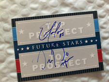 Minnesota Twins TREVOR PLOUFFE / EDDIE MORLAN autographed FUTURE STARS Card