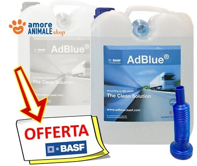 BASF ADBLUE → 10 Litri - Additivo per VEICOLI DIESEL EURO 4-5-6 / TECNOLOGIA SCR