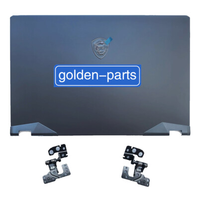 For MSI GE66 Vector GP66 MS-1541 MS-1542 1543 Top Back Cover+ Bezel Hinges Black