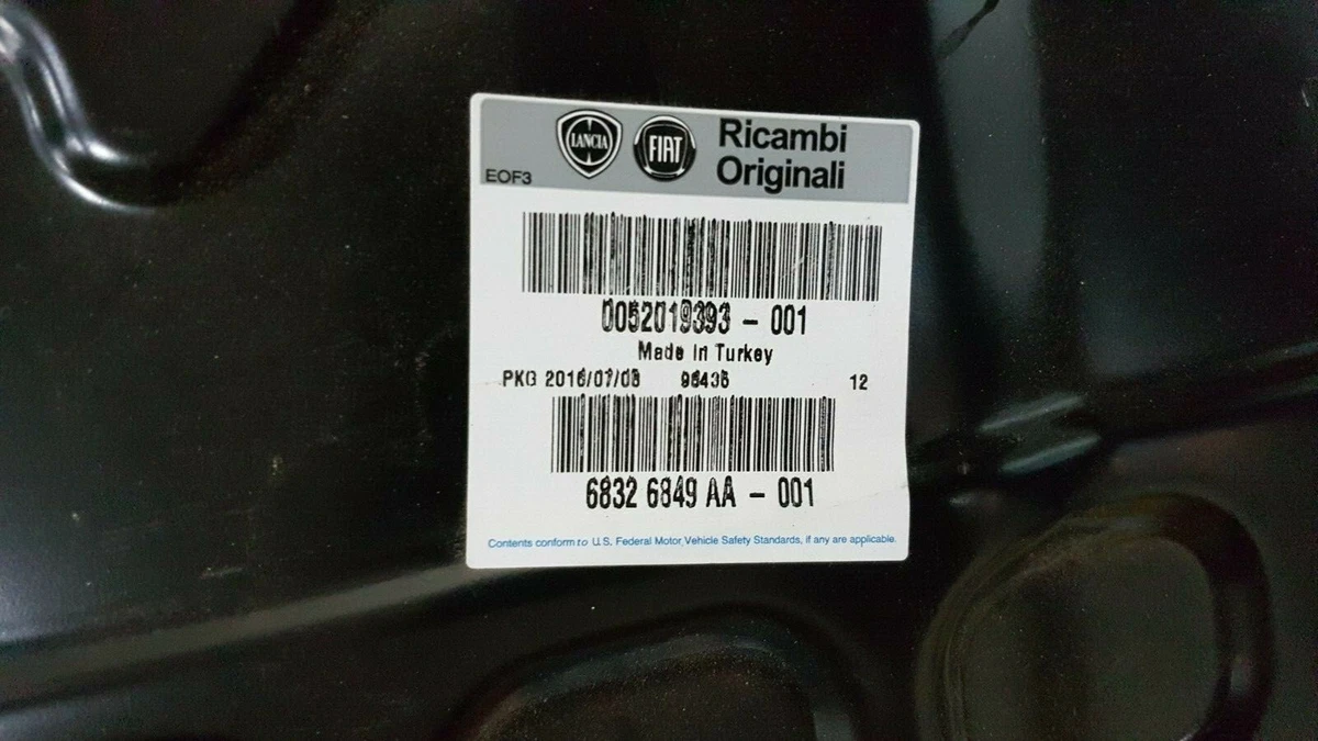 GENUINE NEW FIAT TIPO 2015 on REAR PANEL 52019393 | eBay