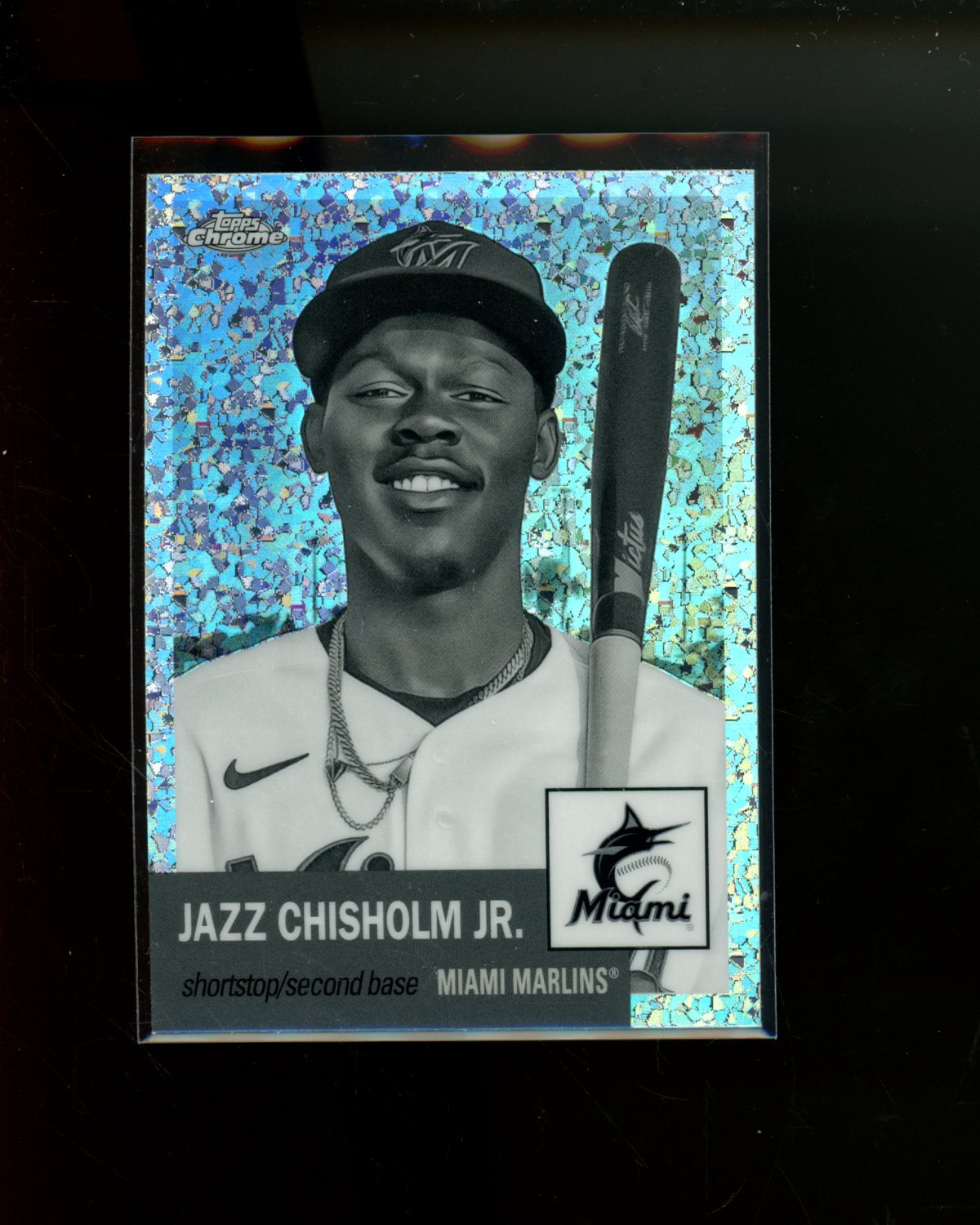 2022 Topps Chrome Platinum Anniversary Black and White Mini-Diamond Refractors - Picture 12 of 56