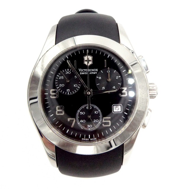 swiss army victorinox stainless steel sapphire crystal watch