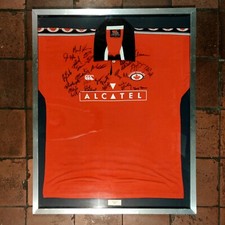 Canada Rugby Union 2000 Shirt Signed By Team Rod Snow Framed 2XL