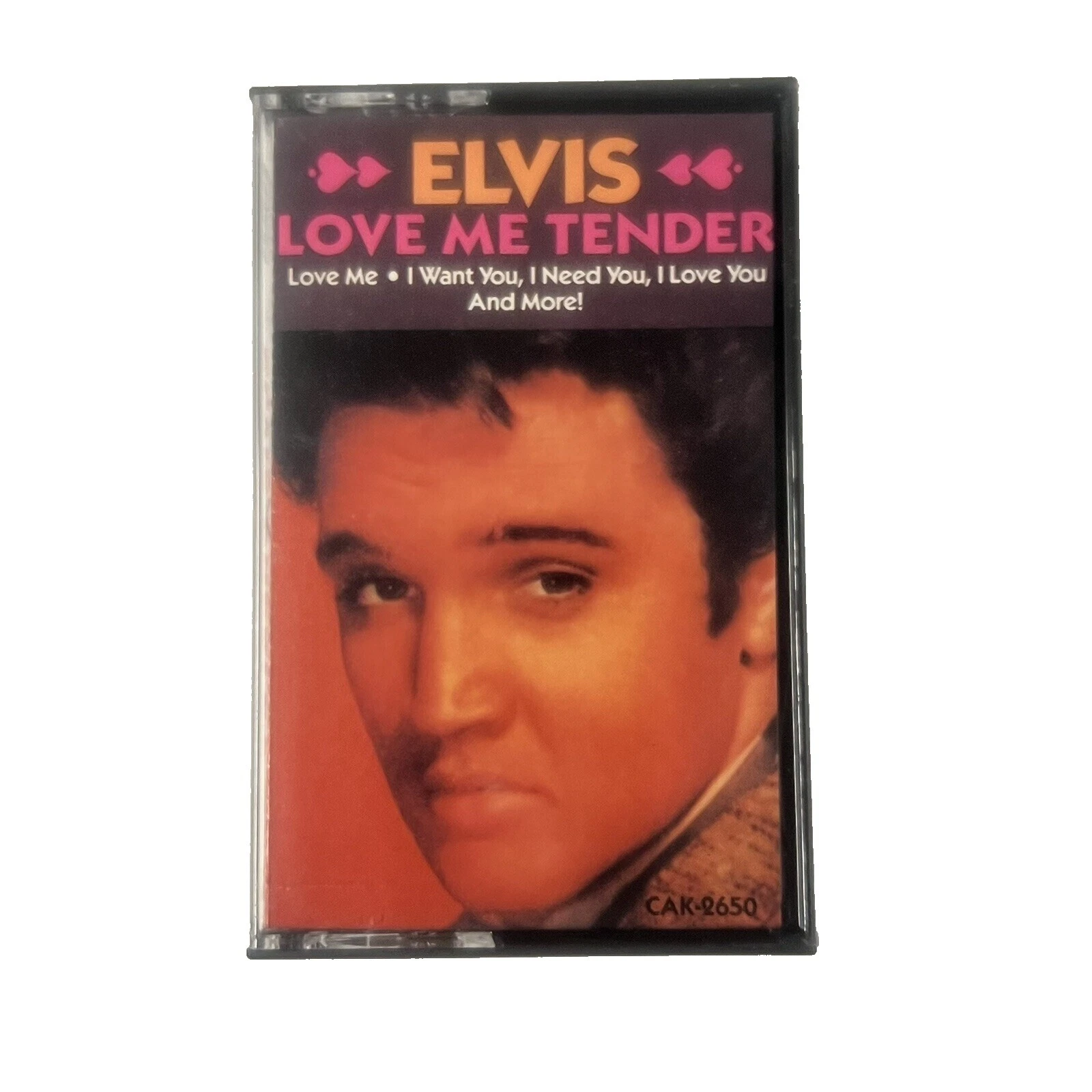 Elvis Presley Rock Very Good (VG) Inlay Condition Music Cassettes