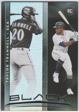 TAYLOR TRAMMELL 2021 Panini Chronicles Black RC SEATTLE MARINERS #13