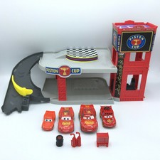 disney pixar cars 3 piston cup motorized garage