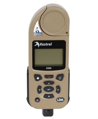Kestrel 5500 Weather Meter w/ LiNK & Vane Mount Desert Tan 0855LVTAN