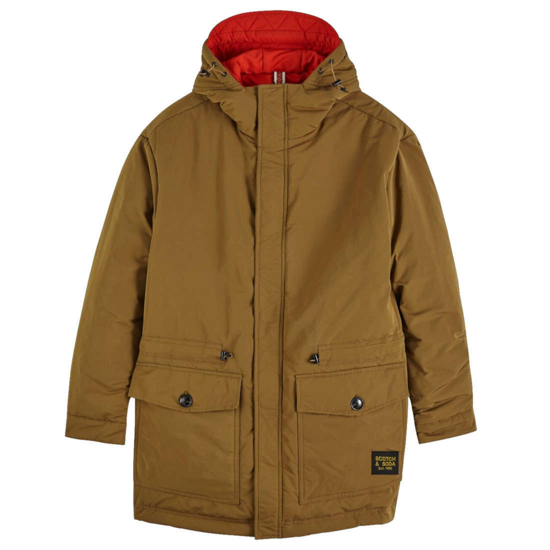 SCOTCH&SODA ボアコート $345 Scotch & Soda Reversible Long Jacket,BROWN/RED,XL | eBay