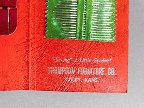 Thompson Furniture Co, Colby, Kansas - 3 Needle packets advertisements - Picture 7 of 9