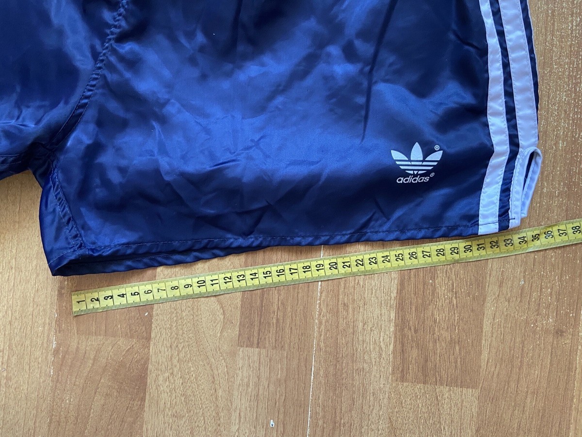 ADIDAS VINTAGE SHORTS MADE IN WEST GERMANY sz L MEN BLACK | eBay
