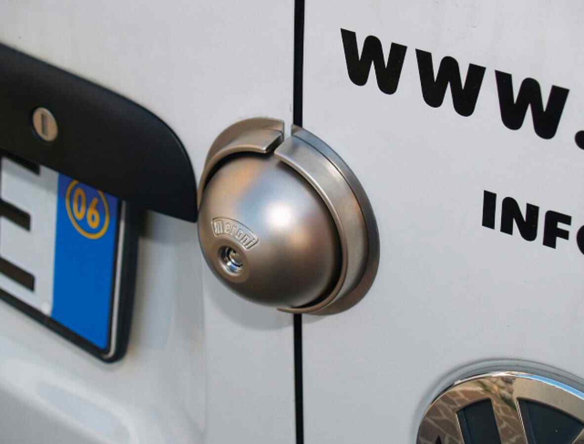 Meroni Serrature Lucchetto Antifurto per Portelli Metallici Furgoni UFO
