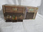 Vintage Marx Fort Apache Play Set US Cavalry Supply Tin Litho Building w/ Porch