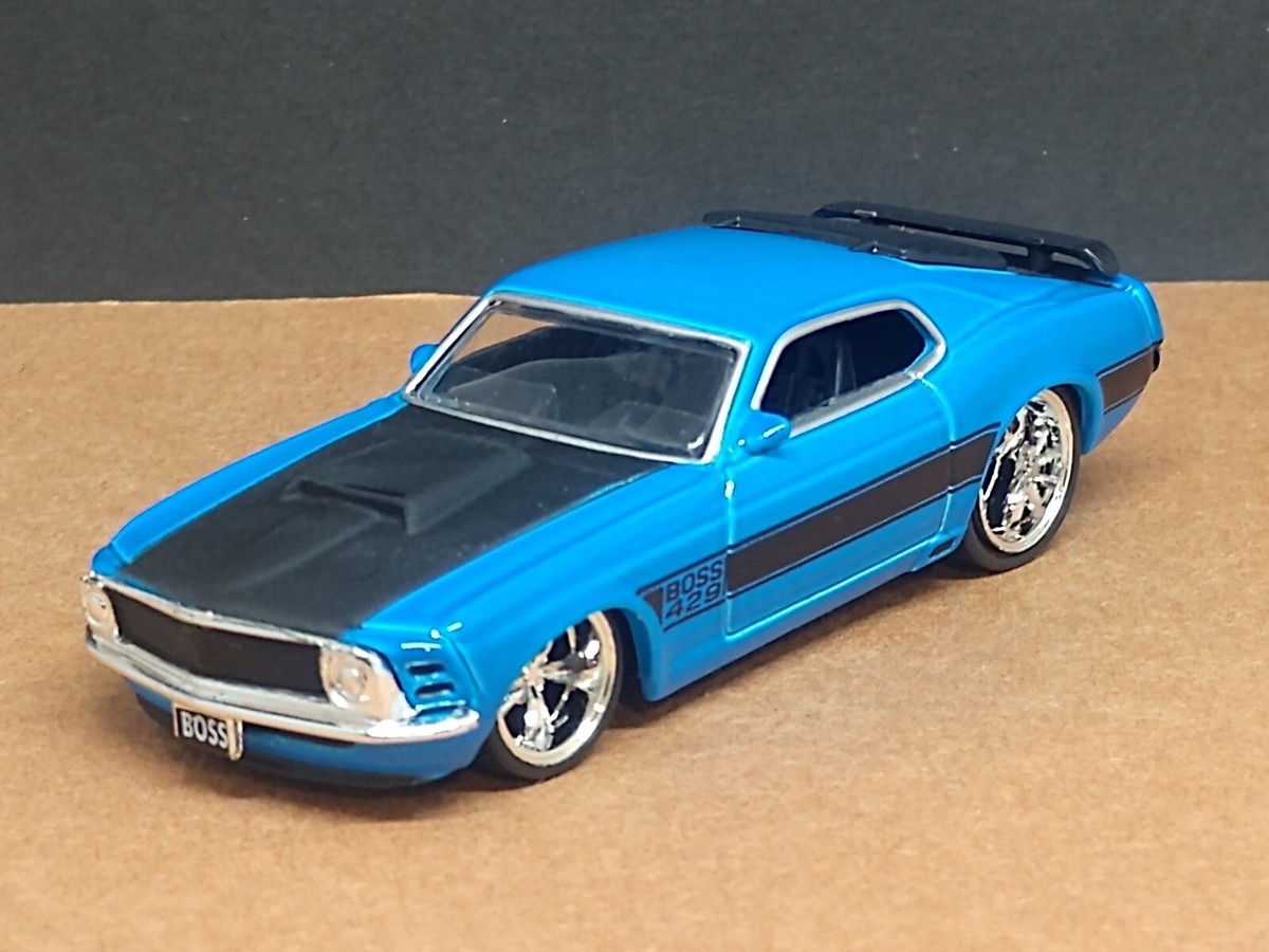 Modèle Réduit Ford Mustang Boss 429 1970 Échelle 1:64 Diecast | Collecteur Adulte Diorama