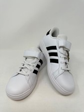 adidas Kid's Grand Court 2.0 Shoes - US:1.5, White/Black, H1 B751T 