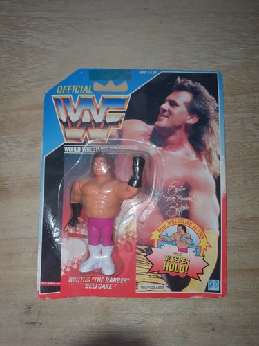 WWF BRUTUS THE BARBER BEEFCAKE blister 1990 HASBRO...
