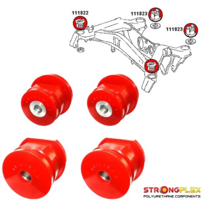 Strongflex Busches Kit Hinterachse Schwinglager für Mercedes SL R129