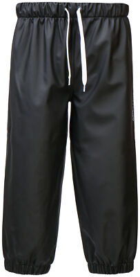Didriksons Mädchen Regenhose Outdoorhosen MIDJEMAN PANTS 5 schwarz winddicht