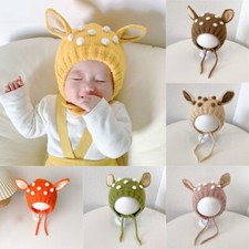 Soft Infant Knitted Hat Adorable Baby Beanie Cap Newborn Bonnet Hats  Kids