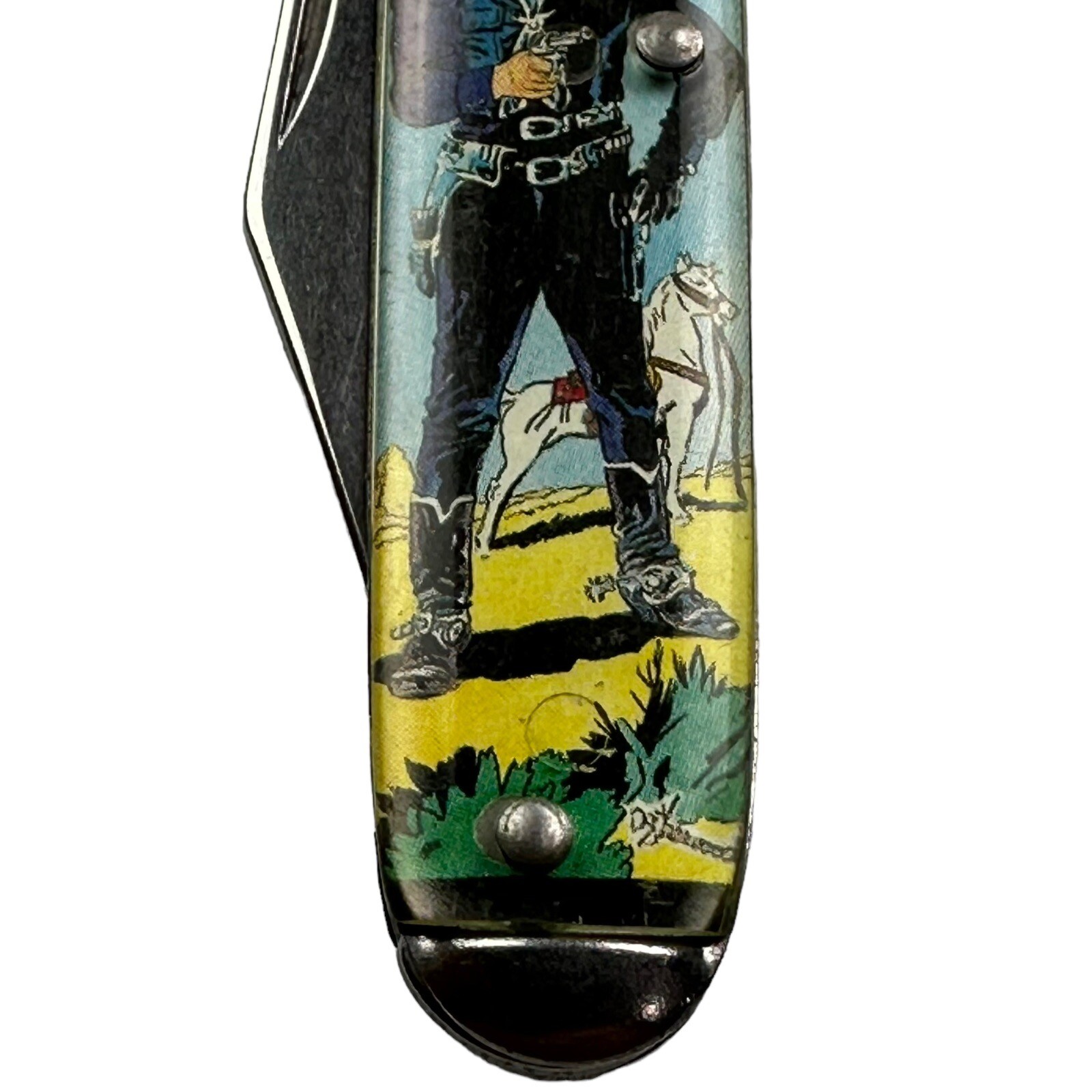 Vintage Novelty Cutlery Ireland Hopalong Cassidy Single Blade Knife