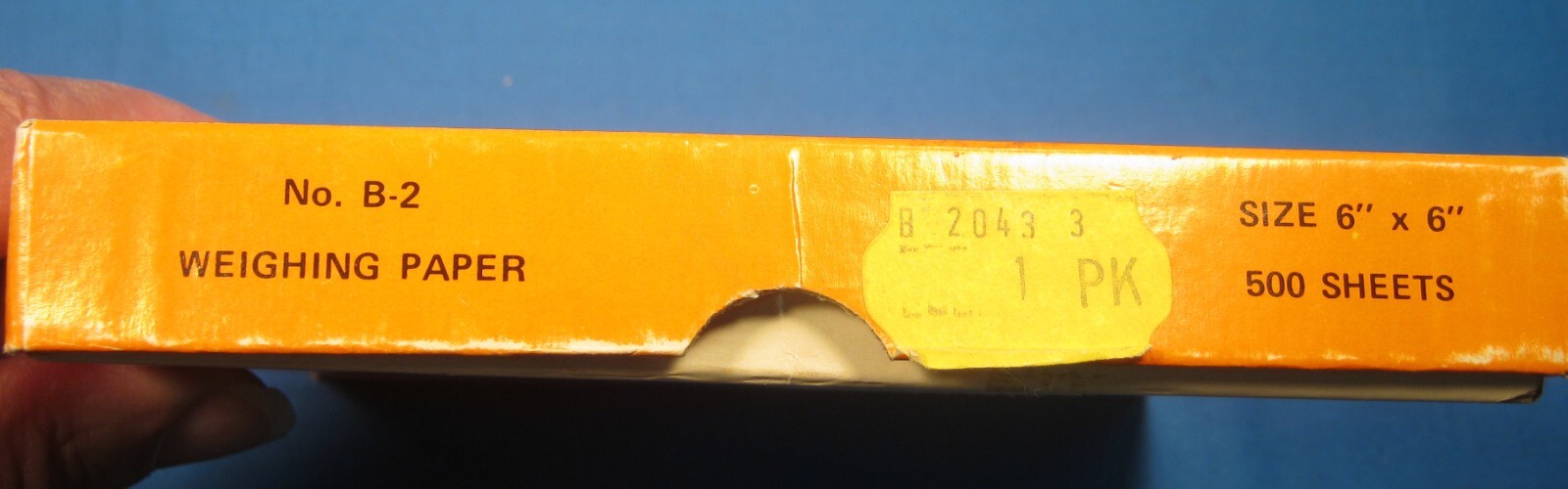 SCHLEICHER & SCHUELL WEIGHING PAPERS 6 X 6 INCHES FREE SHIPPING     G