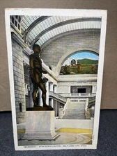 Massasoit Utah State Capitol Salt Lake City Utah Postcard￼