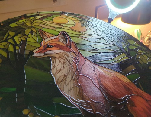 Pirate Ship Decor Stained Glass Style Wall or Window Hanging Decor - Imagen 2 de 6