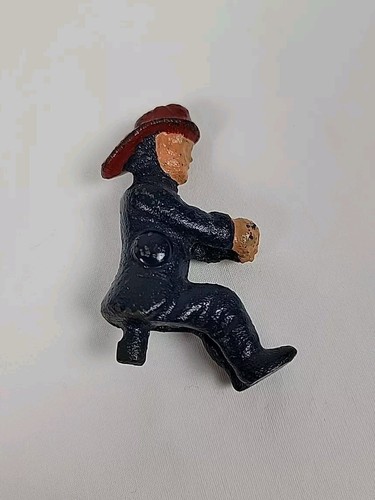 Vintage Cast Iron Horse Drawn Toy With Fireman (No Fire Wagon) 8" Long - Picture 13 of 14