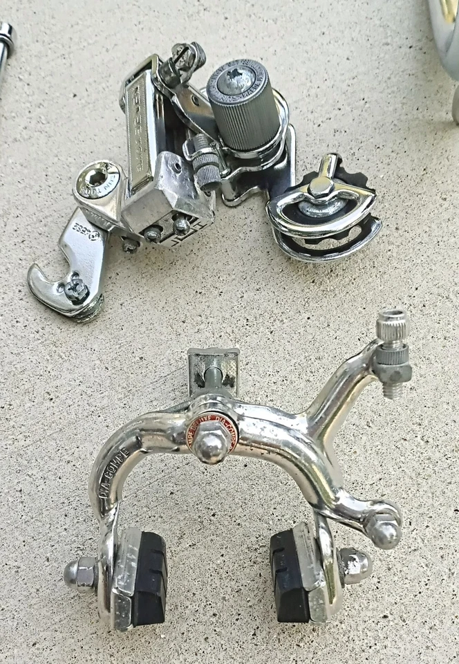 Manillar de bicicleta de carretera Nitto Dia Compe & Suntour de colección frenos desviadores años 80 de colección Foto 4 de 4