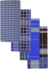 Pack of 3 Pcs Men's and Wemen's LARGE Sarong Multicolour Lungi Dhoti cotton