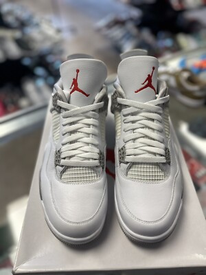 Nike Air Jordan 4 IV Retro Tech White Oreo 2021 CT8527 100 Men's
