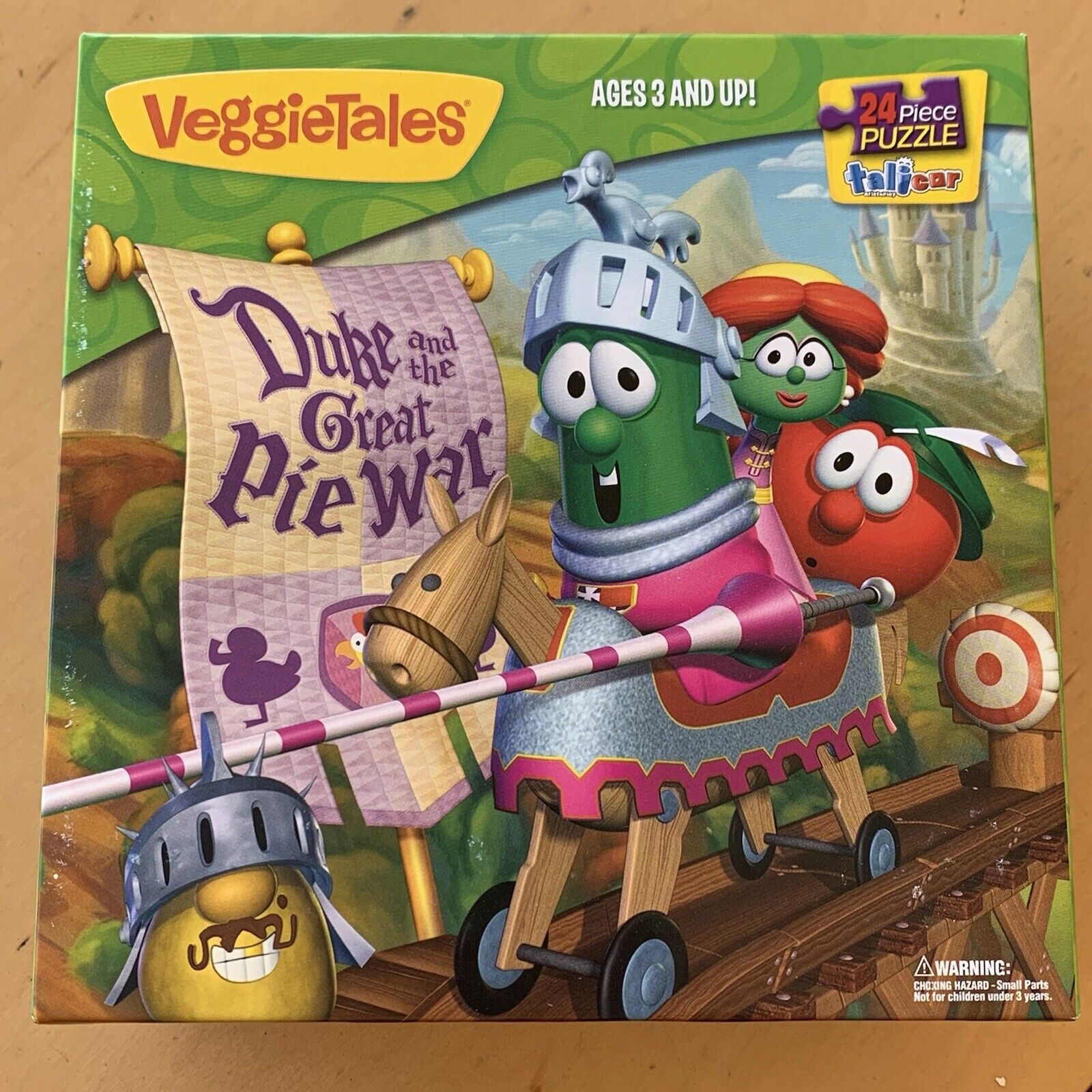 Veggie Tales Jigsaw Puzzle: Duke & the Great Pie War 24 PC