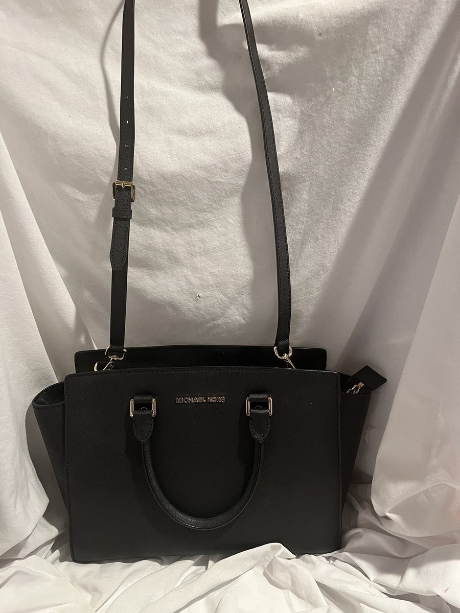 Michael Kors Black Handbag.New/NeverUsed.Sutton Saffiano. 10”T X