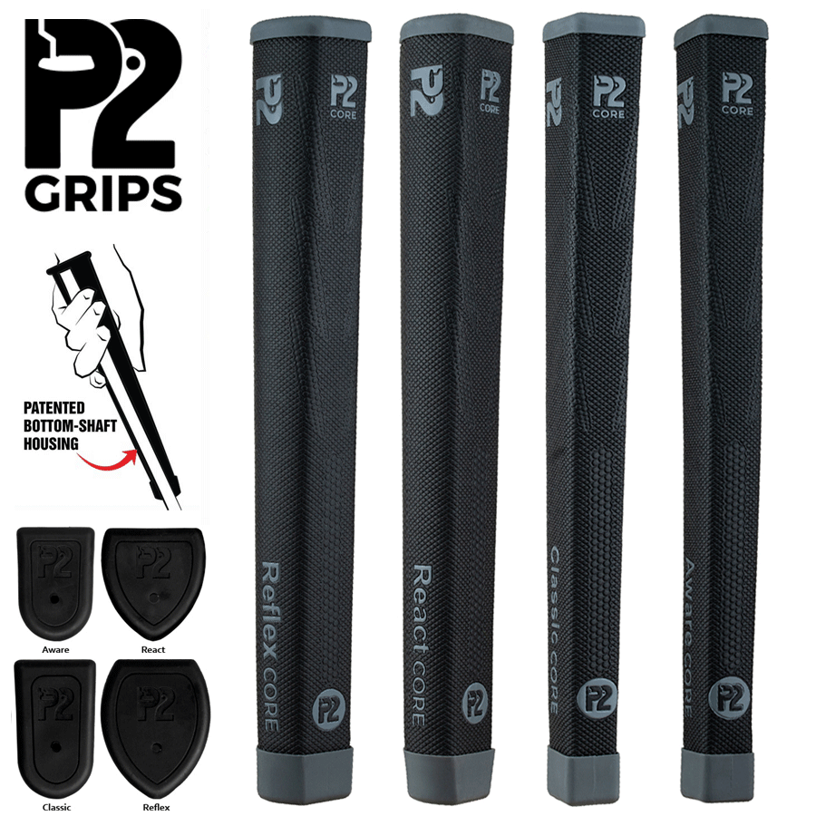 P2 CORE GOLF PUTTER GRIPS / HEAVY COUNTER BALANCED PUTTER GRIPS +FREE